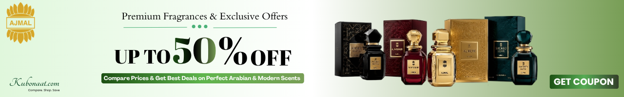 Ajmal Perfumes banner