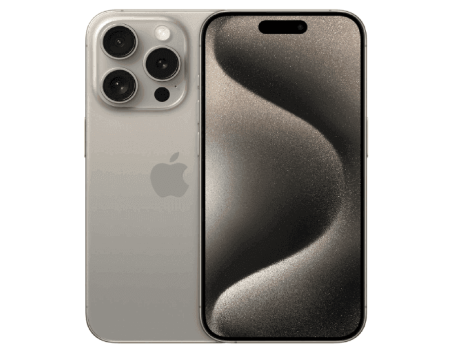 Apple iPhone 15 Pro (128GB) - Titanium Natural